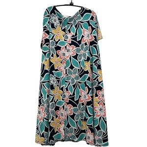 Ruby Rd Woman Floral Dress Shortsleeved EUC Size 3X